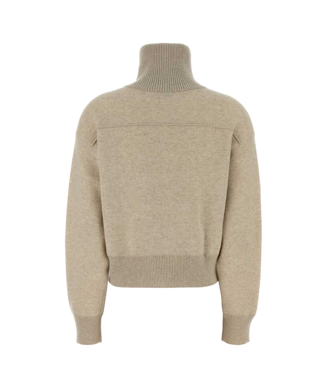 BRUNELLO CUCINELLI Бежевый кашемировый кардиган, фото 2