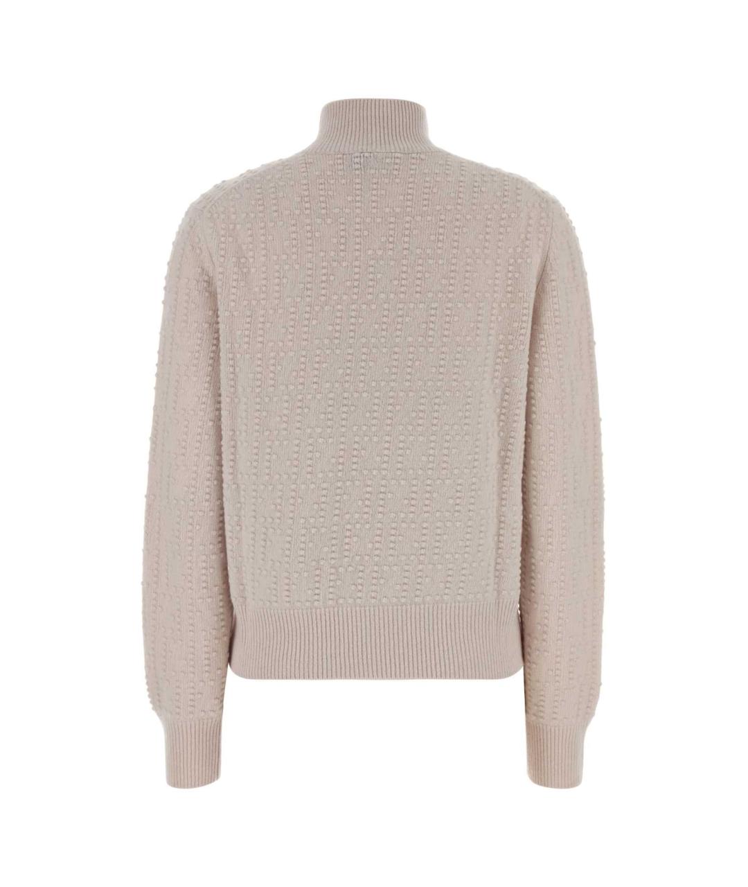 FENDI Розовый шерстяной джемпер / свитер, фото 2