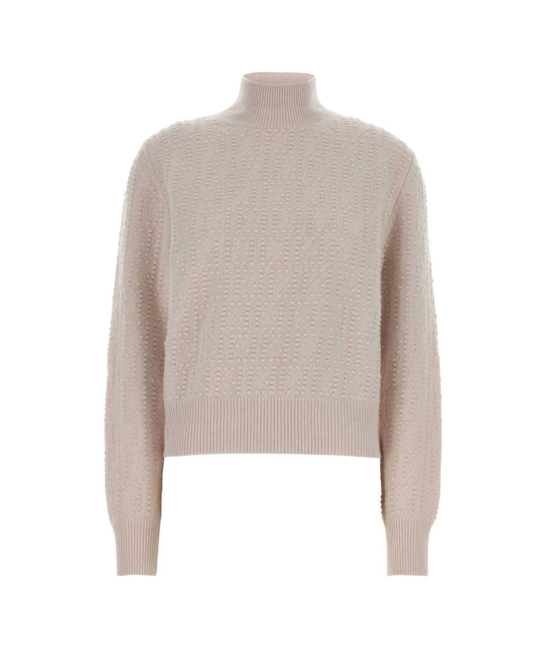 FENDI Розовый шерстяной джемпер / свитер, фото 1