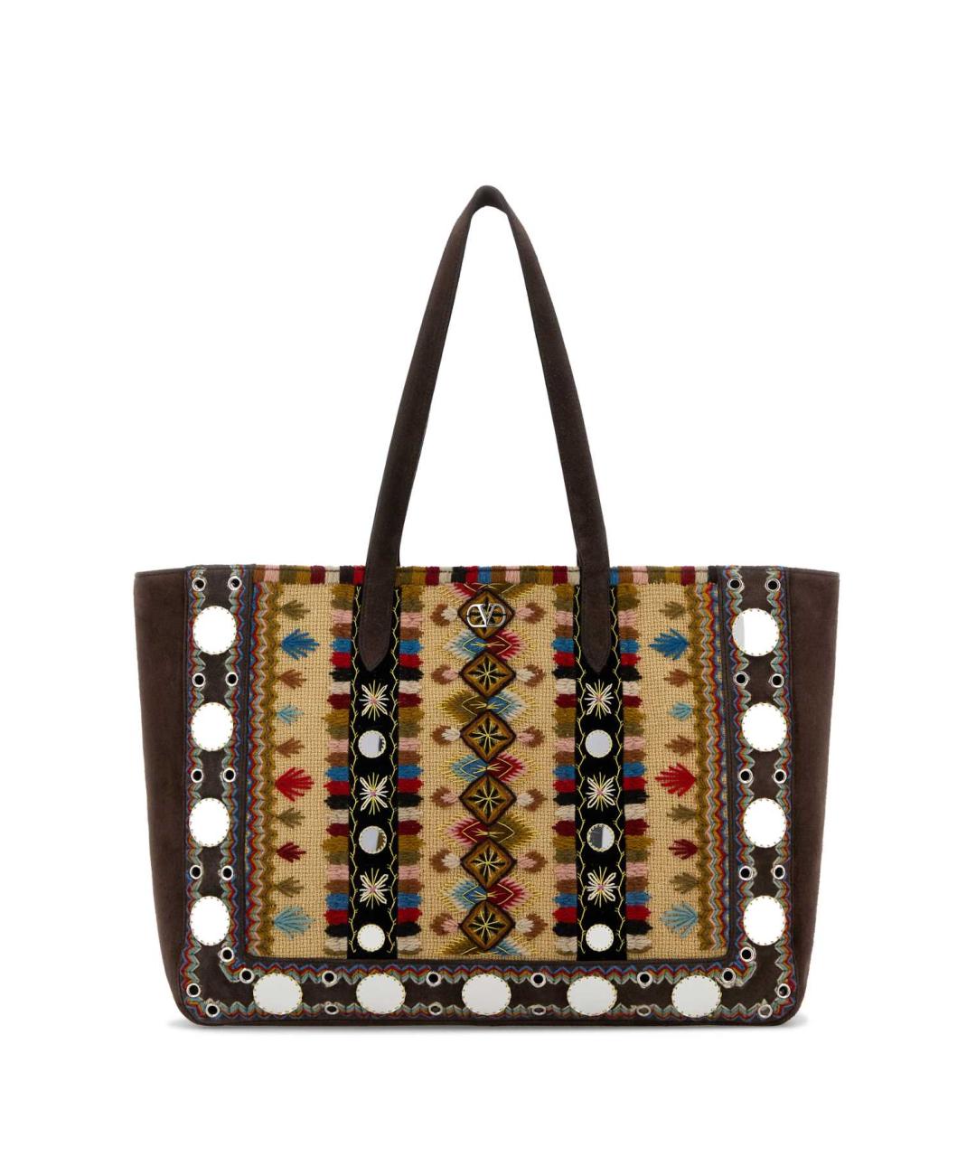 VALENTINO Мульти замшевая сумка тоут, фото 1