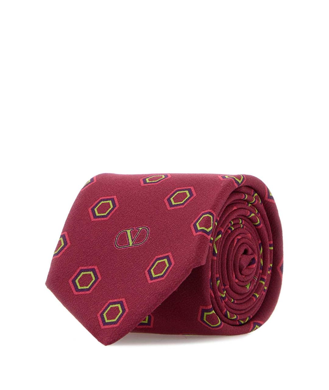 VALENTINO Мульти шелковый галстук, фото 2