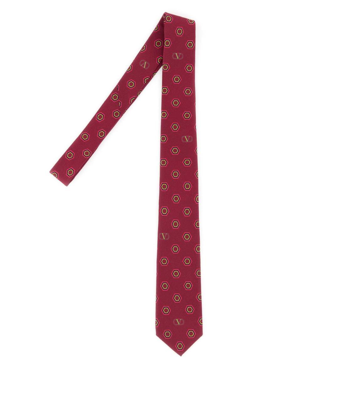 VALENTINO Мульти шелковый галстук, фото 1