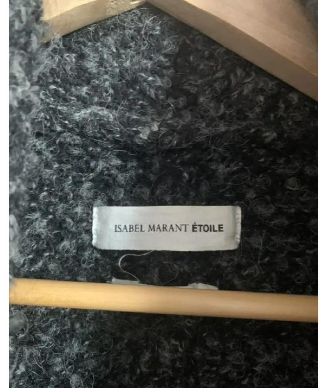 ISABEL MARANT Серая шерстяная куртка, фото 3