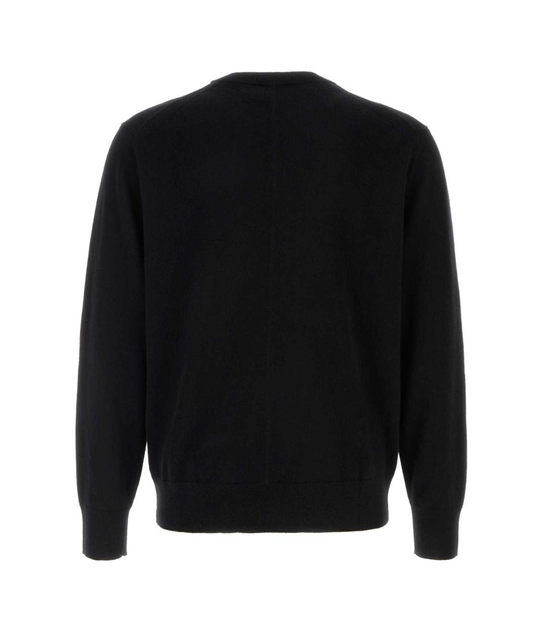 CALVIN KLEIN Черный кашемировый джемпер / свитер, фото 2