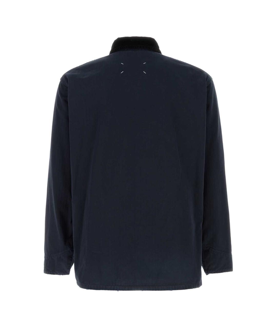 MAISON MARGIELA Темно-синяя хлопковая куртка, фото 2