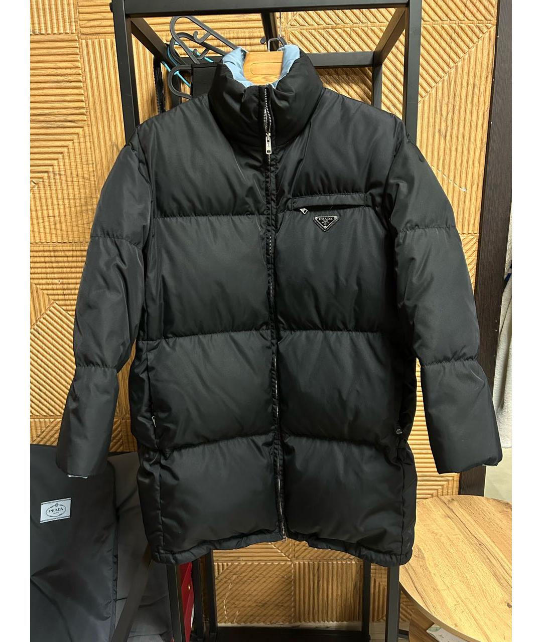 PRADA Черный пуховик, фото 2