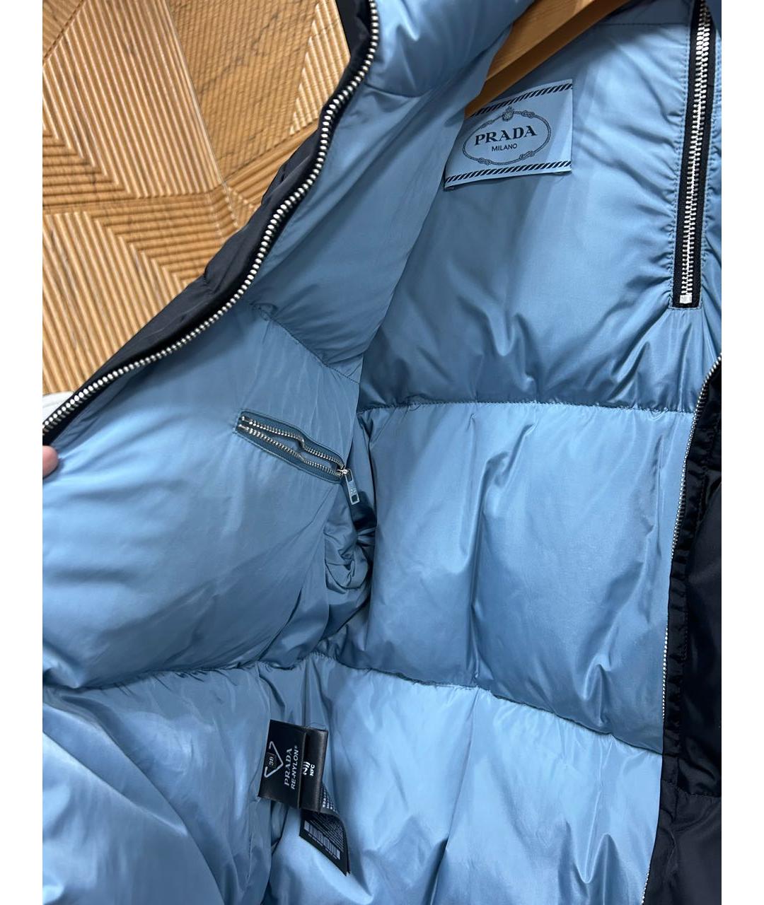 PRADA Черный пуховик, фото 4