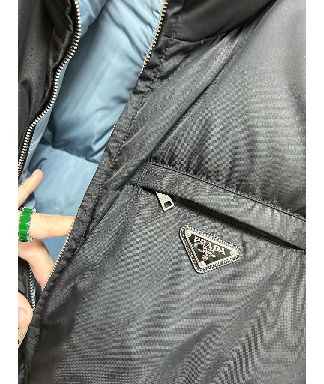 PRADA Черный пуховик, фото 3