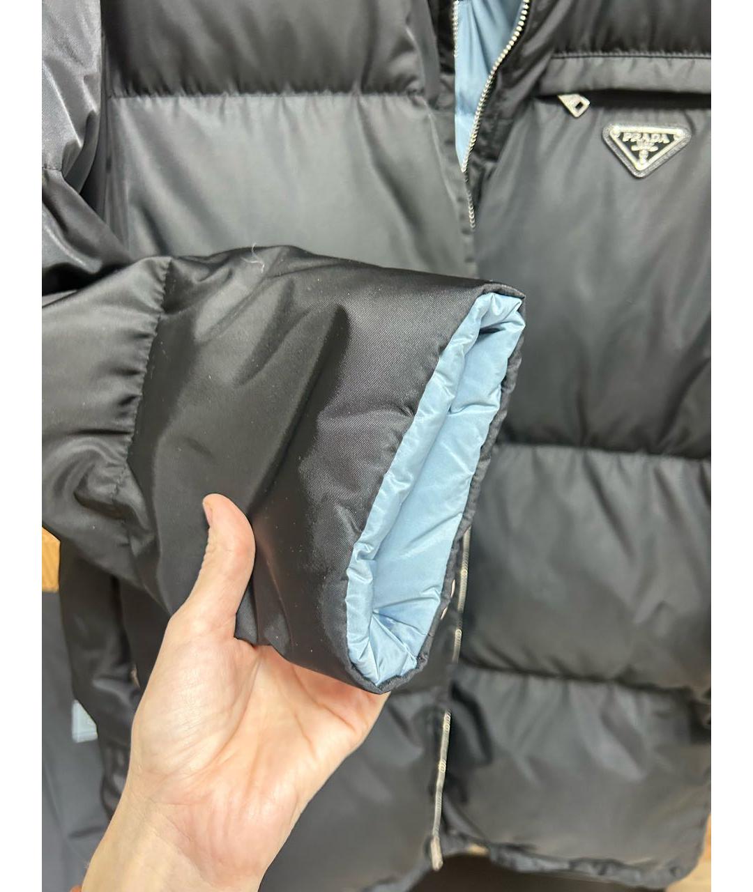 PRADA Черный пуховик, фото 5