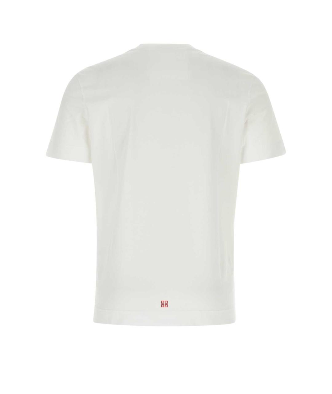 GIVENCHY Белая хлопковая футболка, фото 2