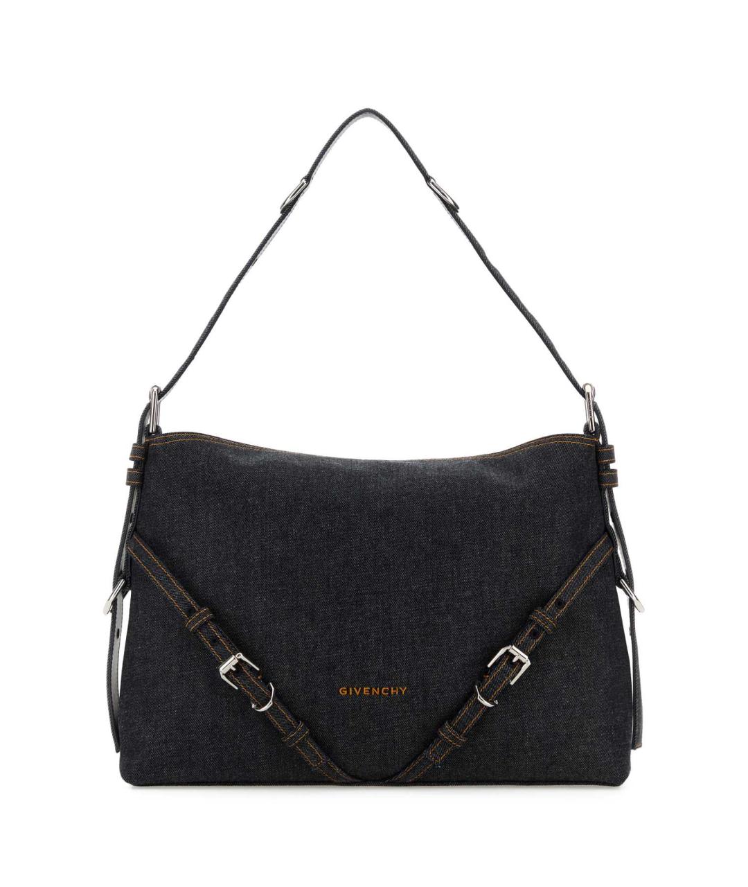 GIVENCHY Синяя тканевая сумка через плечо, фото 1