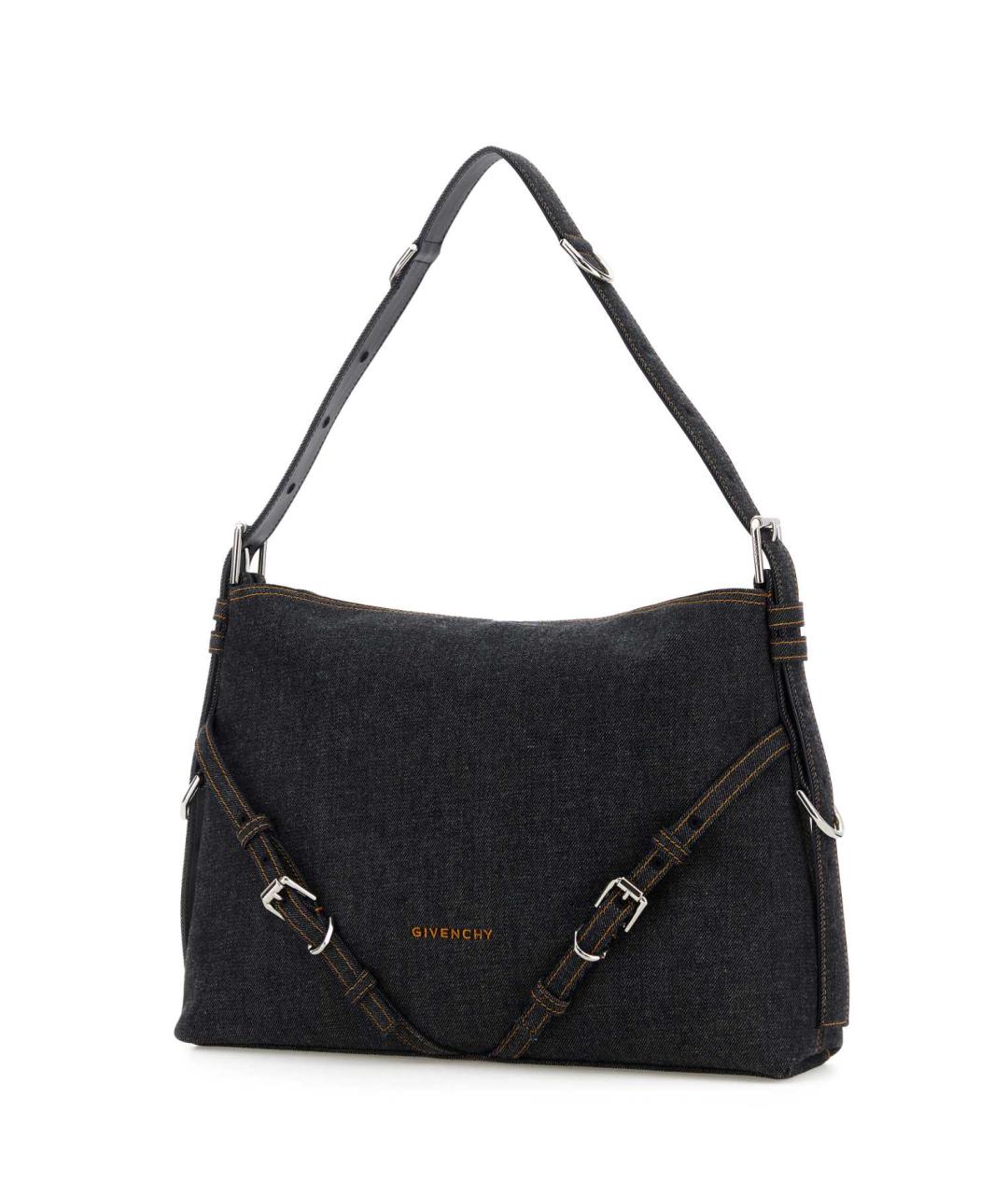 GIVENCHY Синяя тканевая сумка через плечо, фото 2