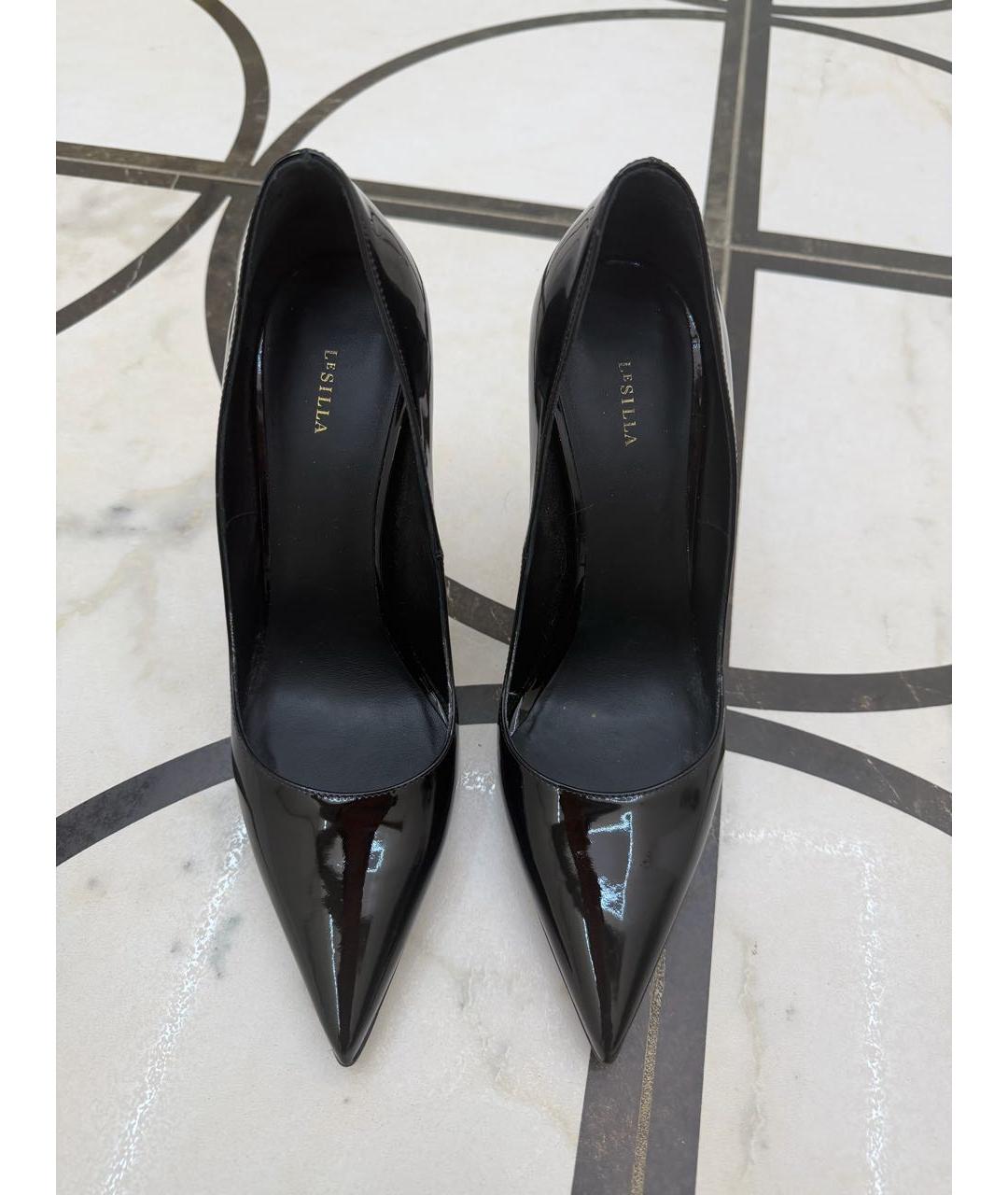 LE SILLA Черные туфли из лакированной кожи, фото 2