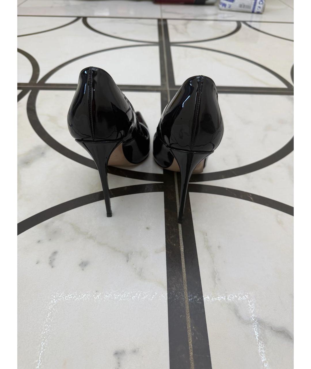LE SILLA Черные туфли из лакированной кожи, фото 4