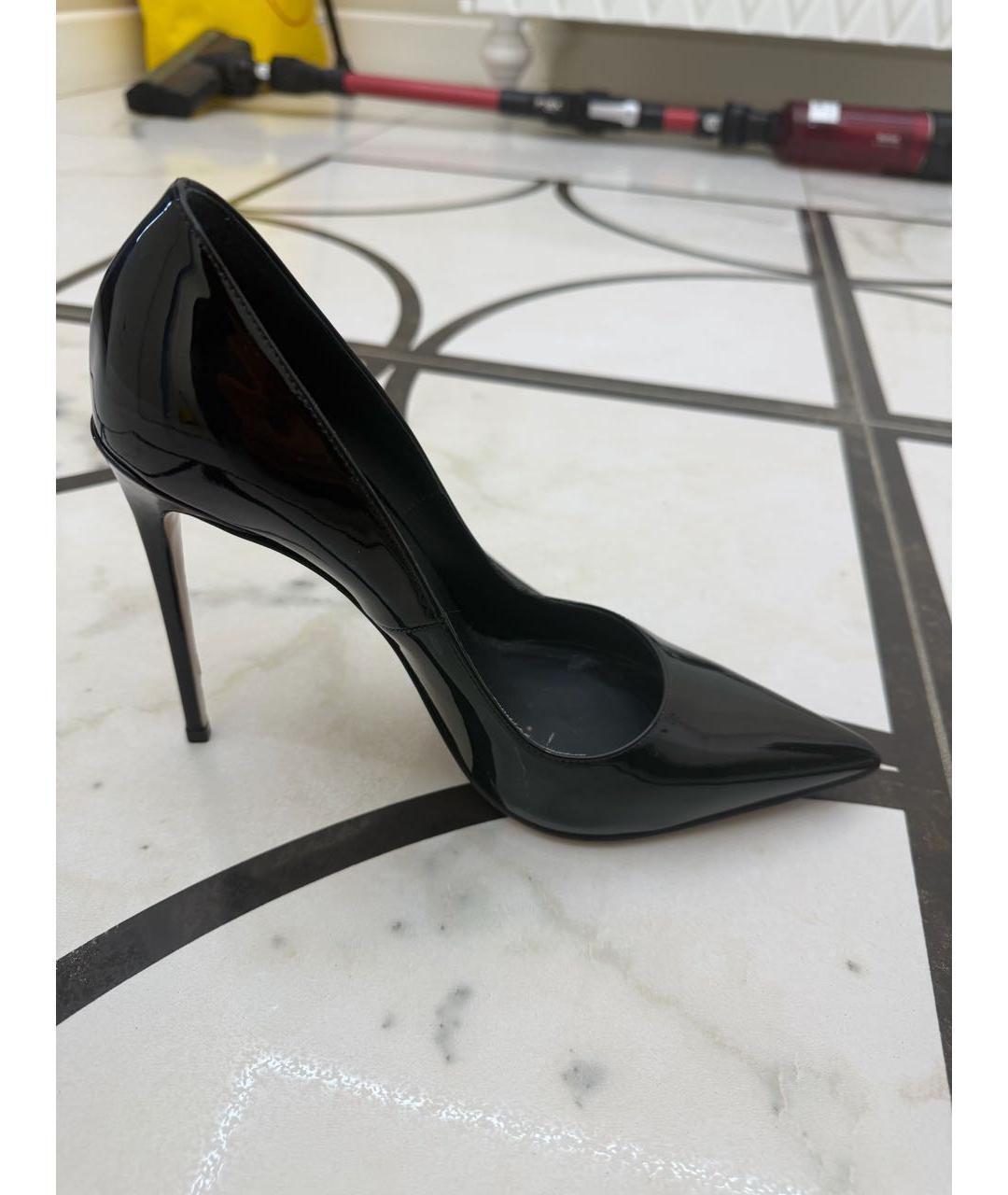 LE SILLA Черные туфли из лакированной кожи, фото 9