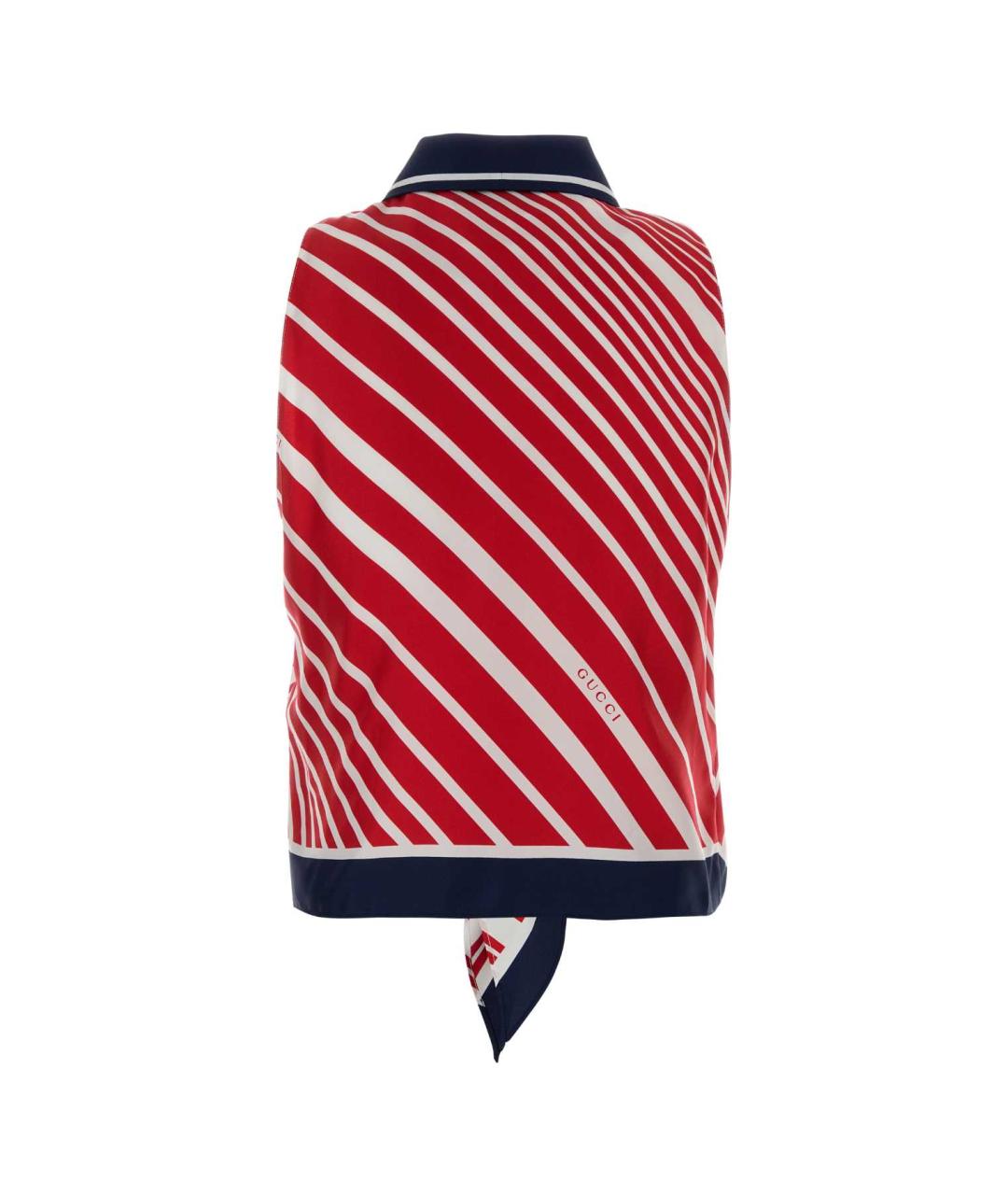 GUCCI Мульти шелковая майка, фото 2