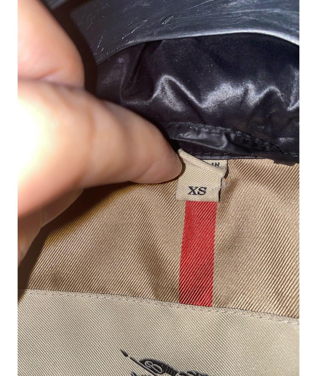 BURBERRY Черный полиэстеровый пуховик, фото 6