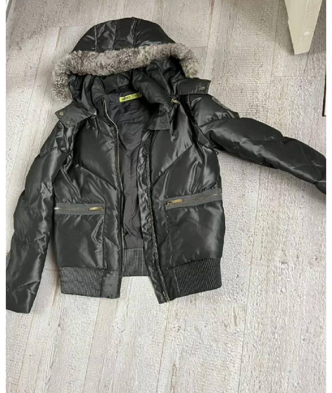 VERSACE JEANS COUTURE Черная куртка, фото 4