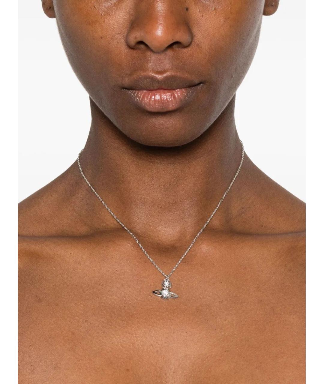 VIVIENNE WESTWOOD Серебряная латунная подвеска, фото 2