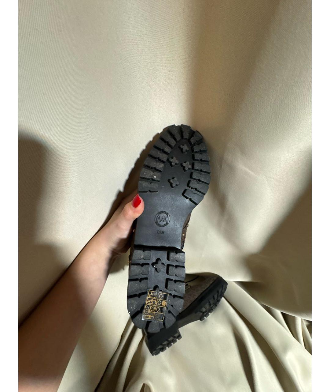 MICHAEL KORS Коричневые ботинки, фото 5