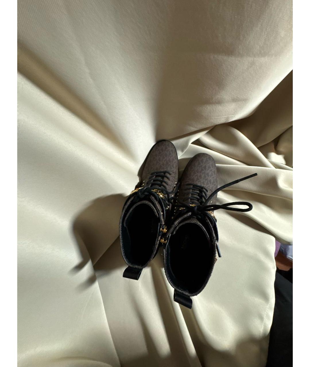 MICHAEL KORS Коричневые ботинки, фото 3