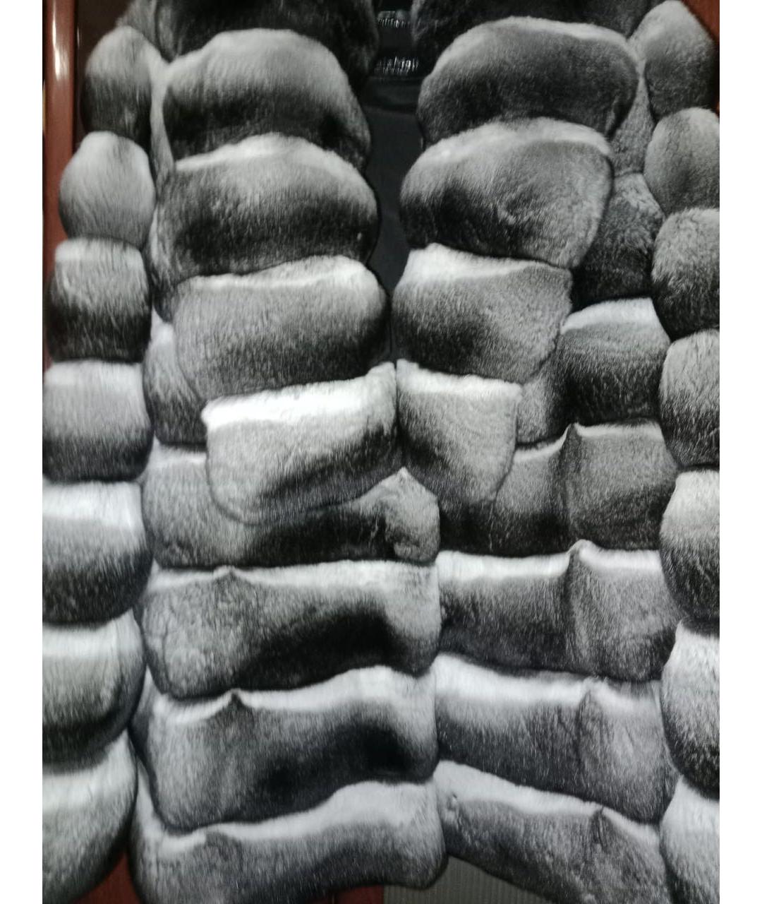 MALA MATI Серая меховая шуба, фото 5