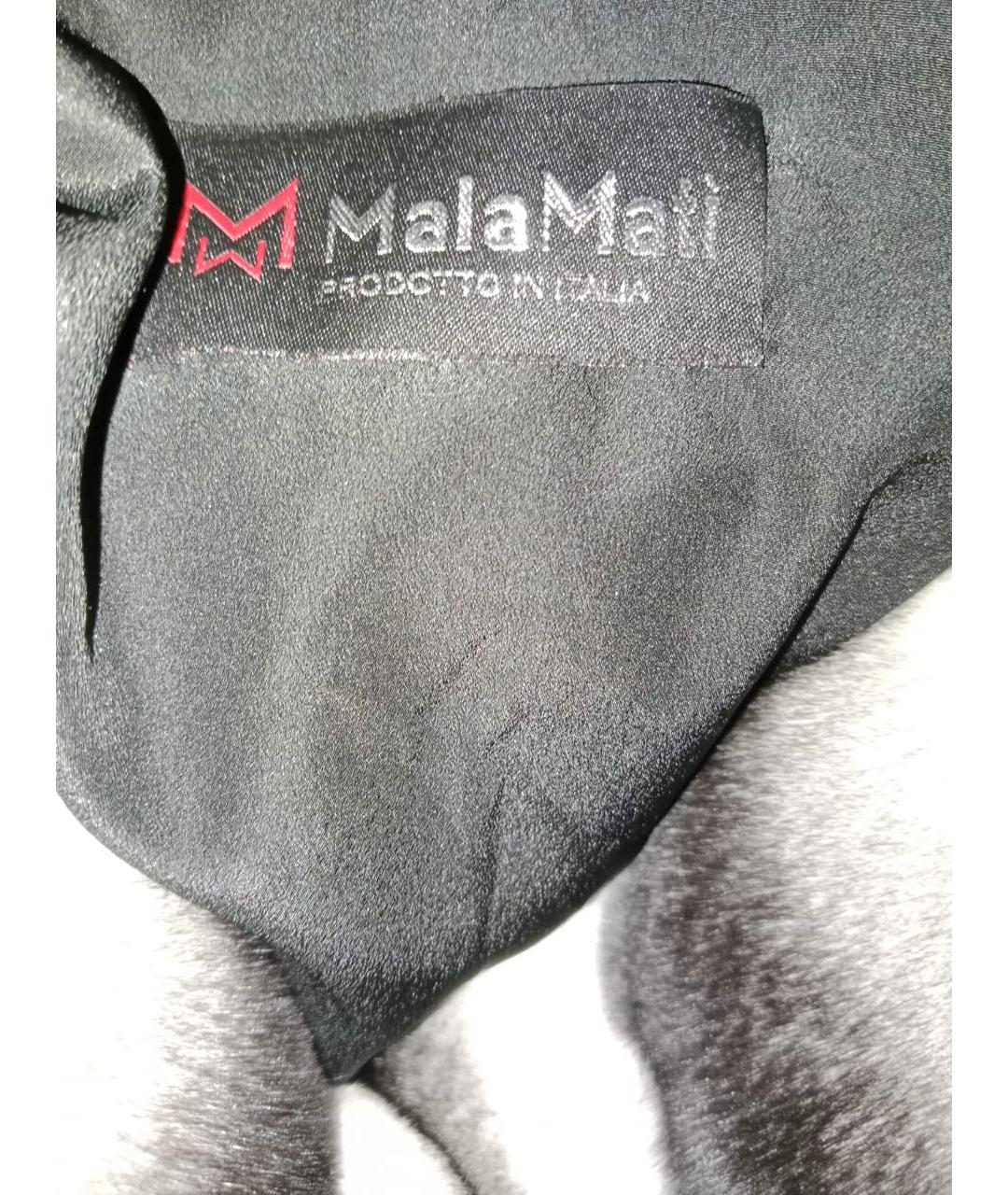 MALA MATI Серая меховая шуба, фото 6