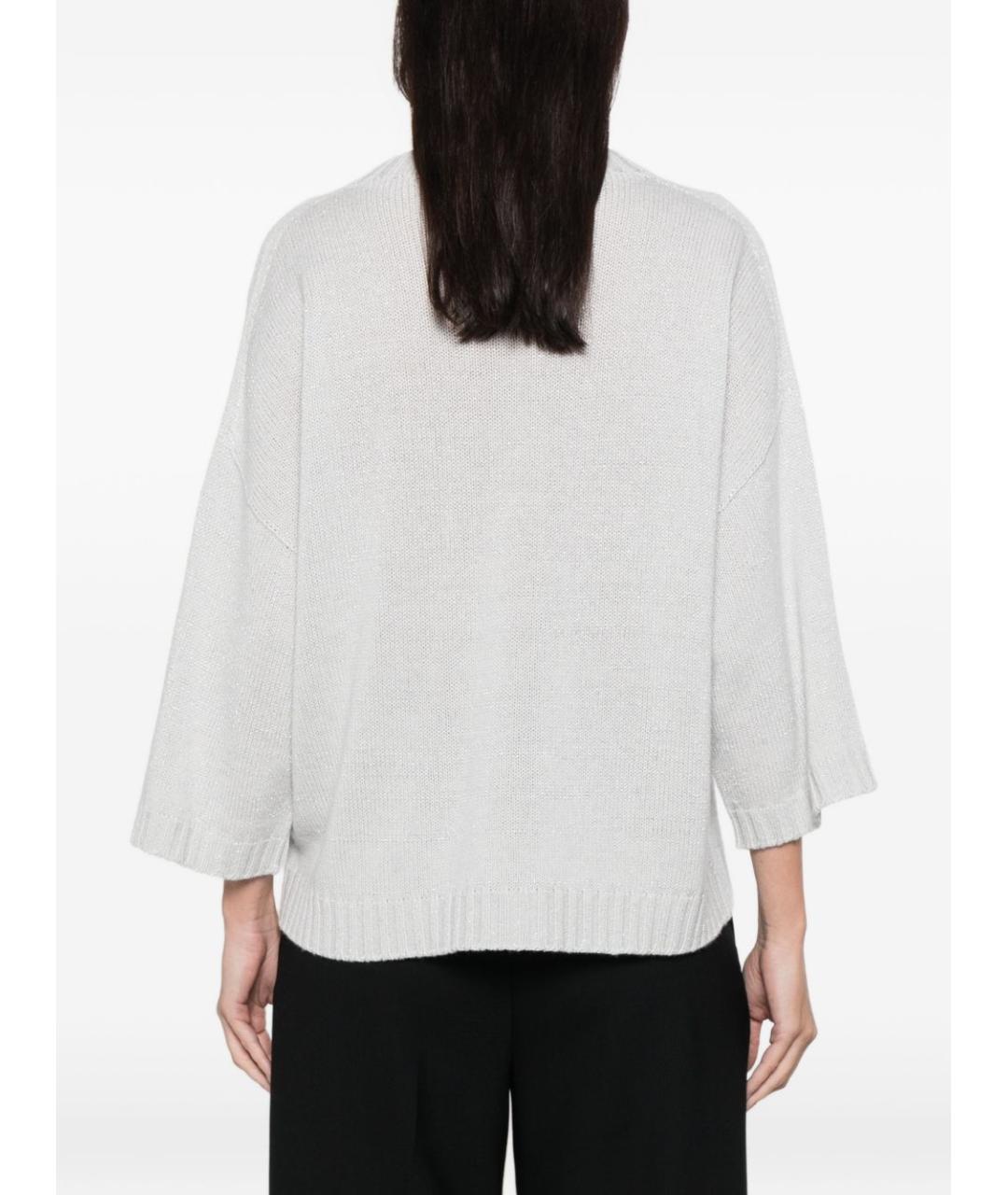 FABIANA FILIPPI Серый шерстяной джемпер / свитер, фото 5