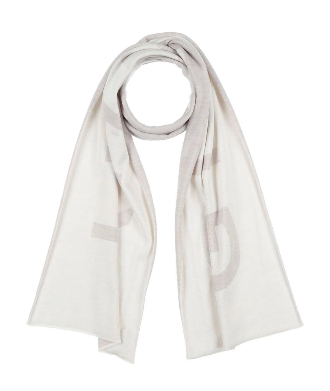 GIVENCHY Бежевый хлопковый шарф, фото 1