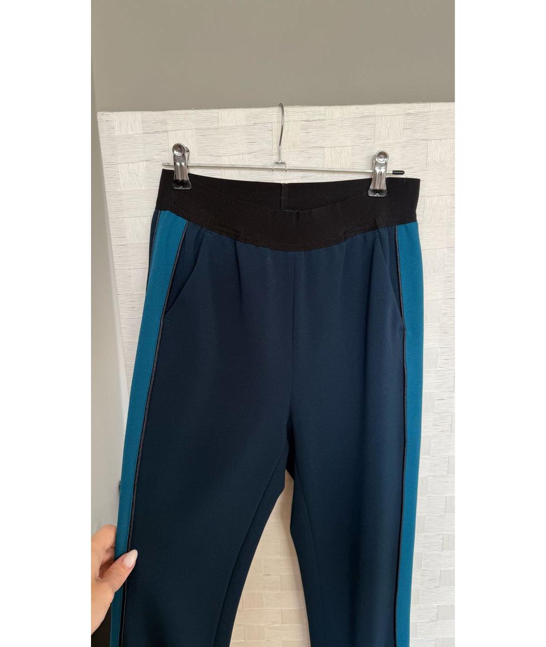 LIU JO Темно-синие брюки узкие, фото 3