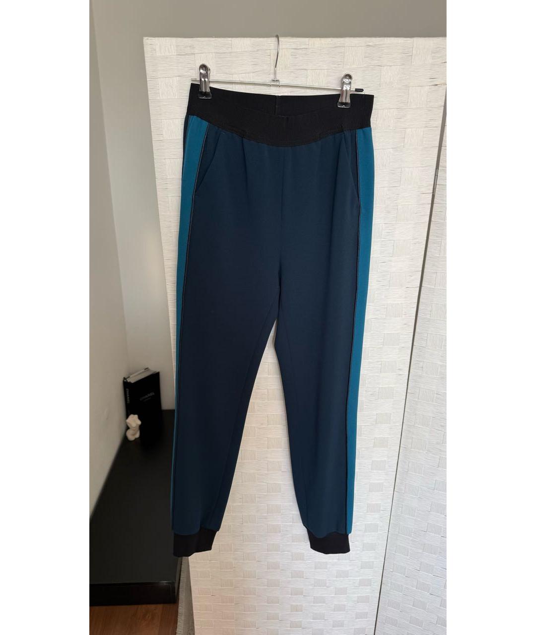 LIU JO Темно-синие брюки узкие, фото 5