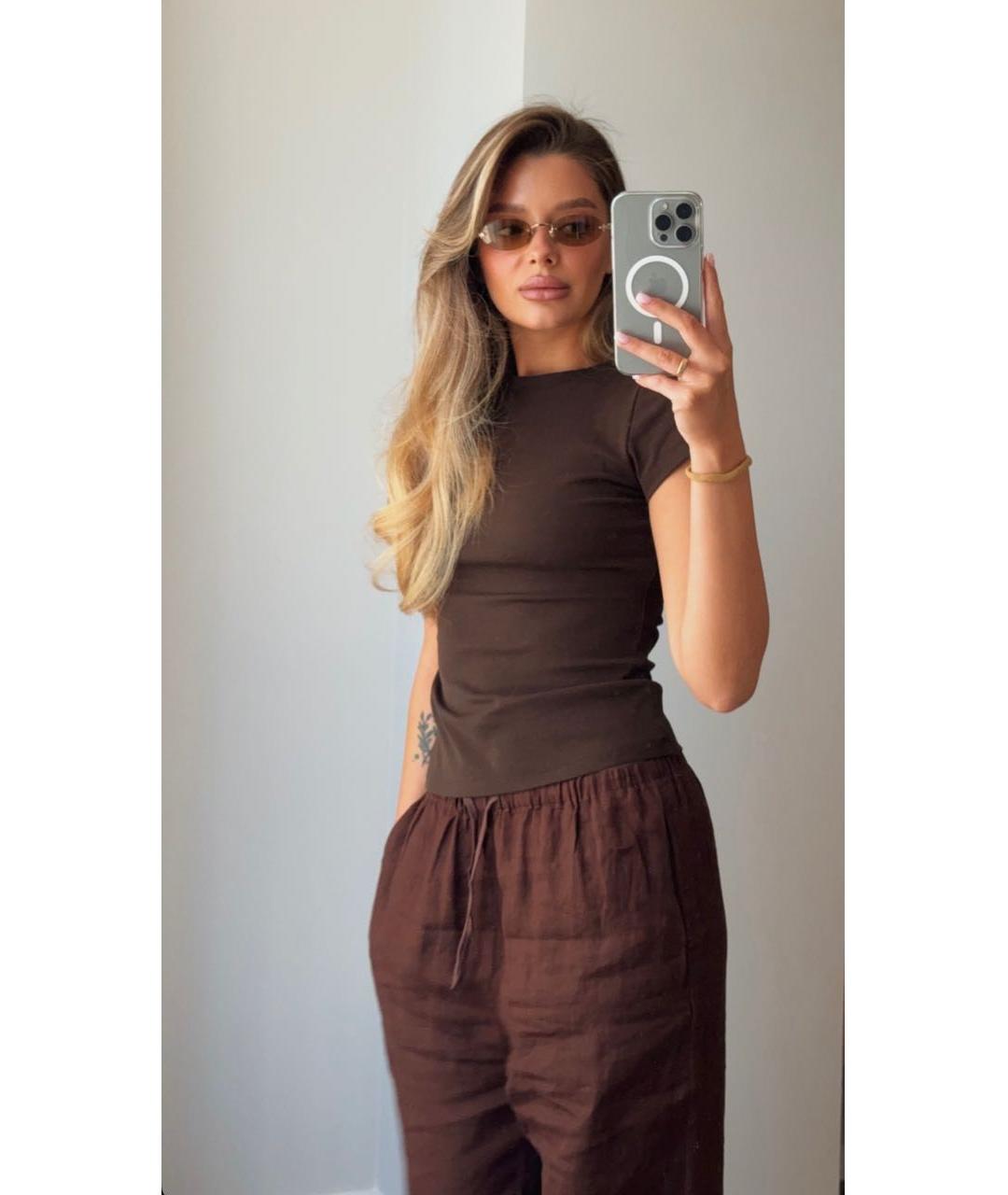 MIU MIU Золотые металлические солнцезащитные очки, фото 6