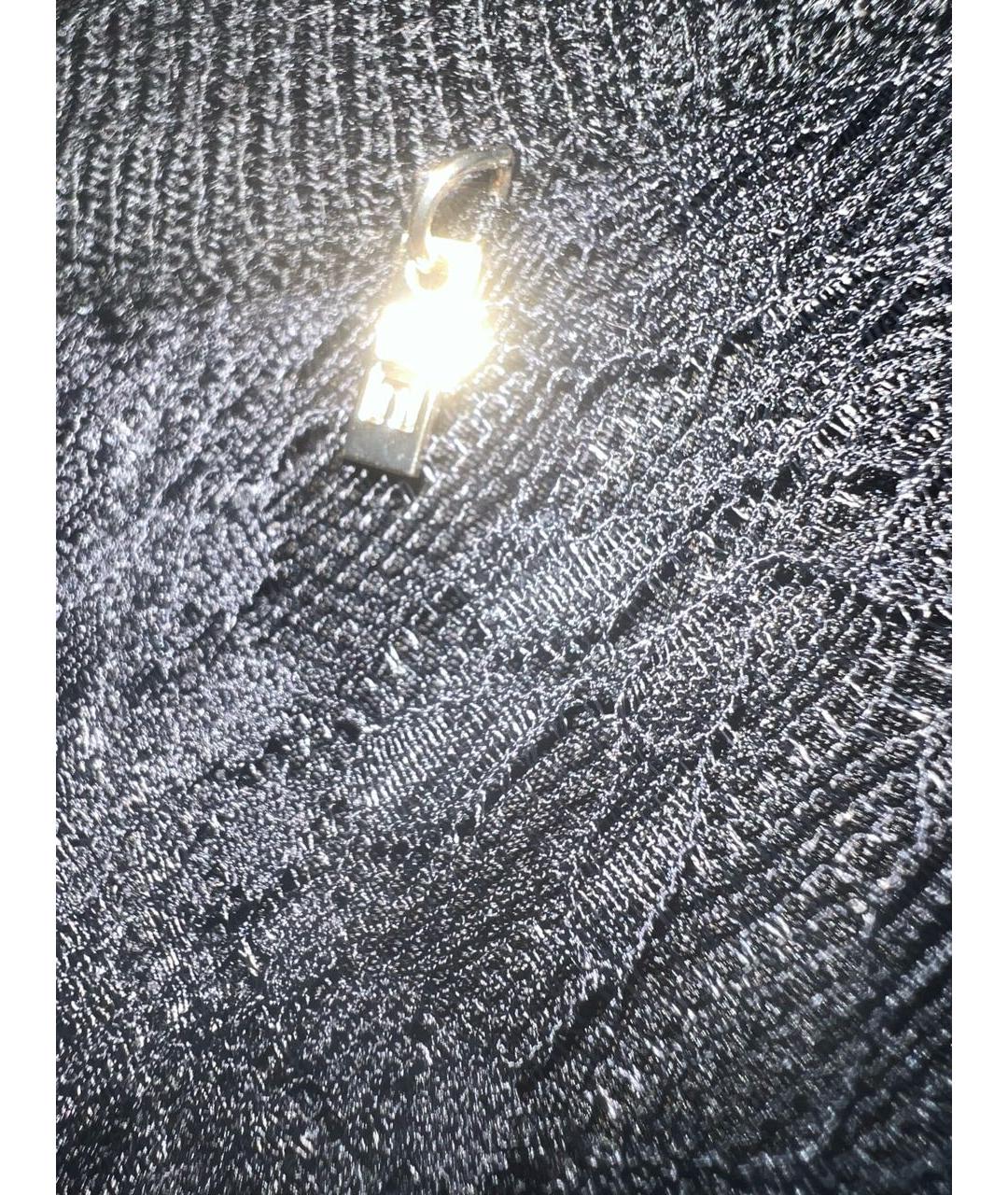 ELISABETTA FRANCHI Черный шерстяной джемпер / свитер, фото 4