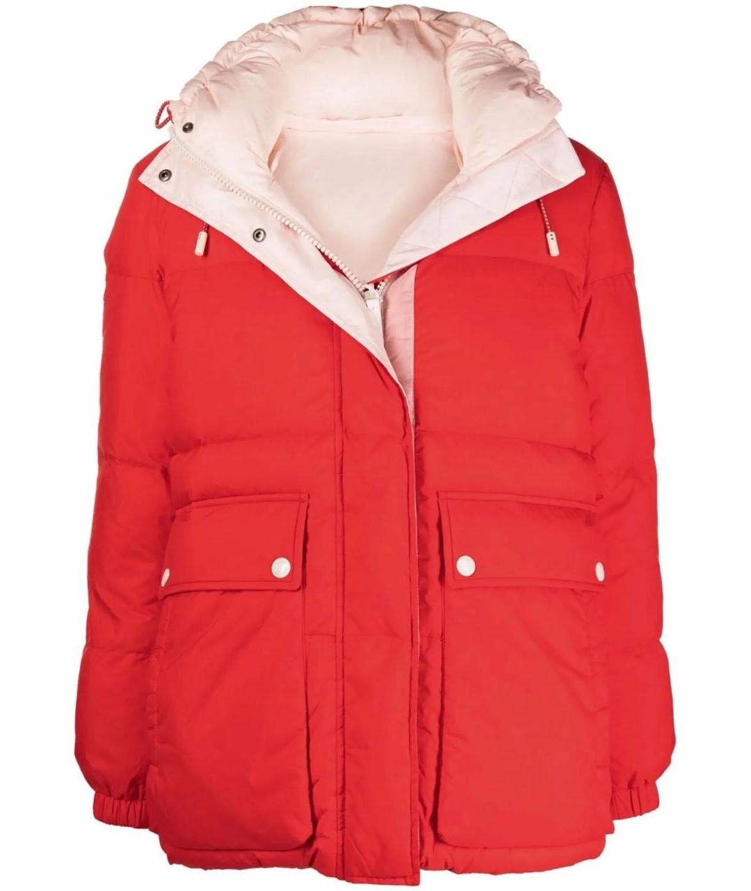 YVES SALOMON Красный пуховик, фото 1