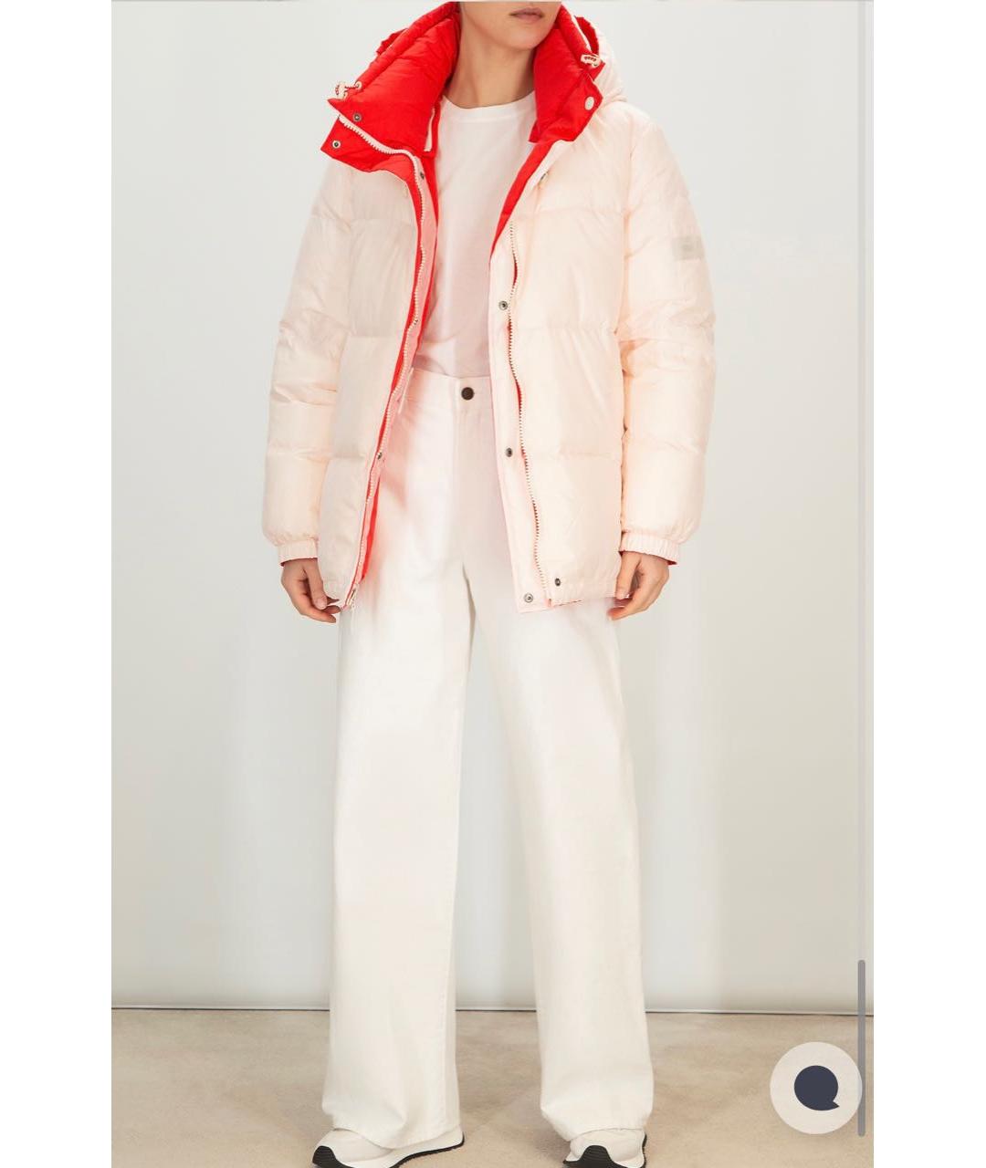 YVES SALOMON Красный пуховик, фото 4