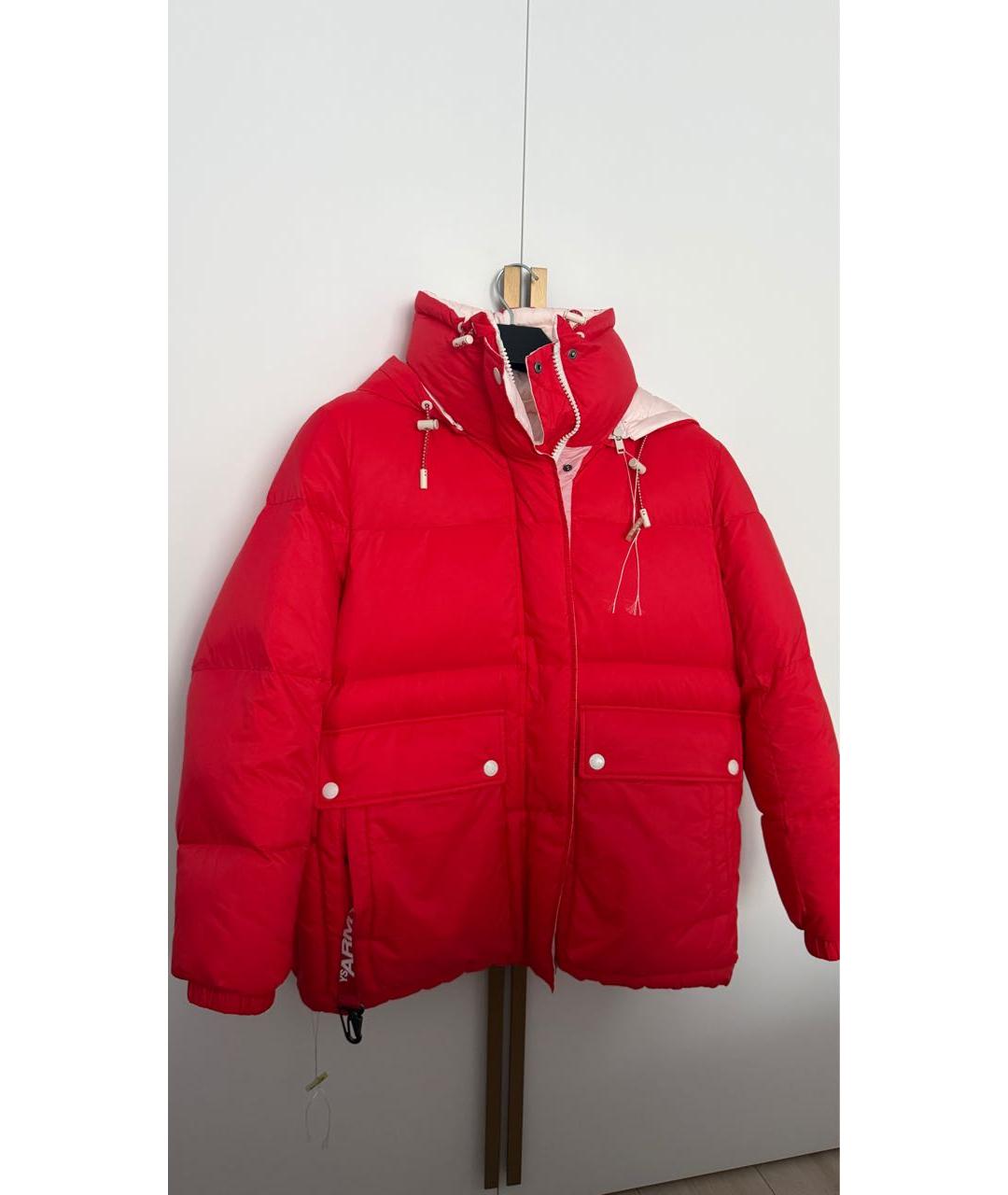 YVES SALOMON Красный пуховик, фото 8