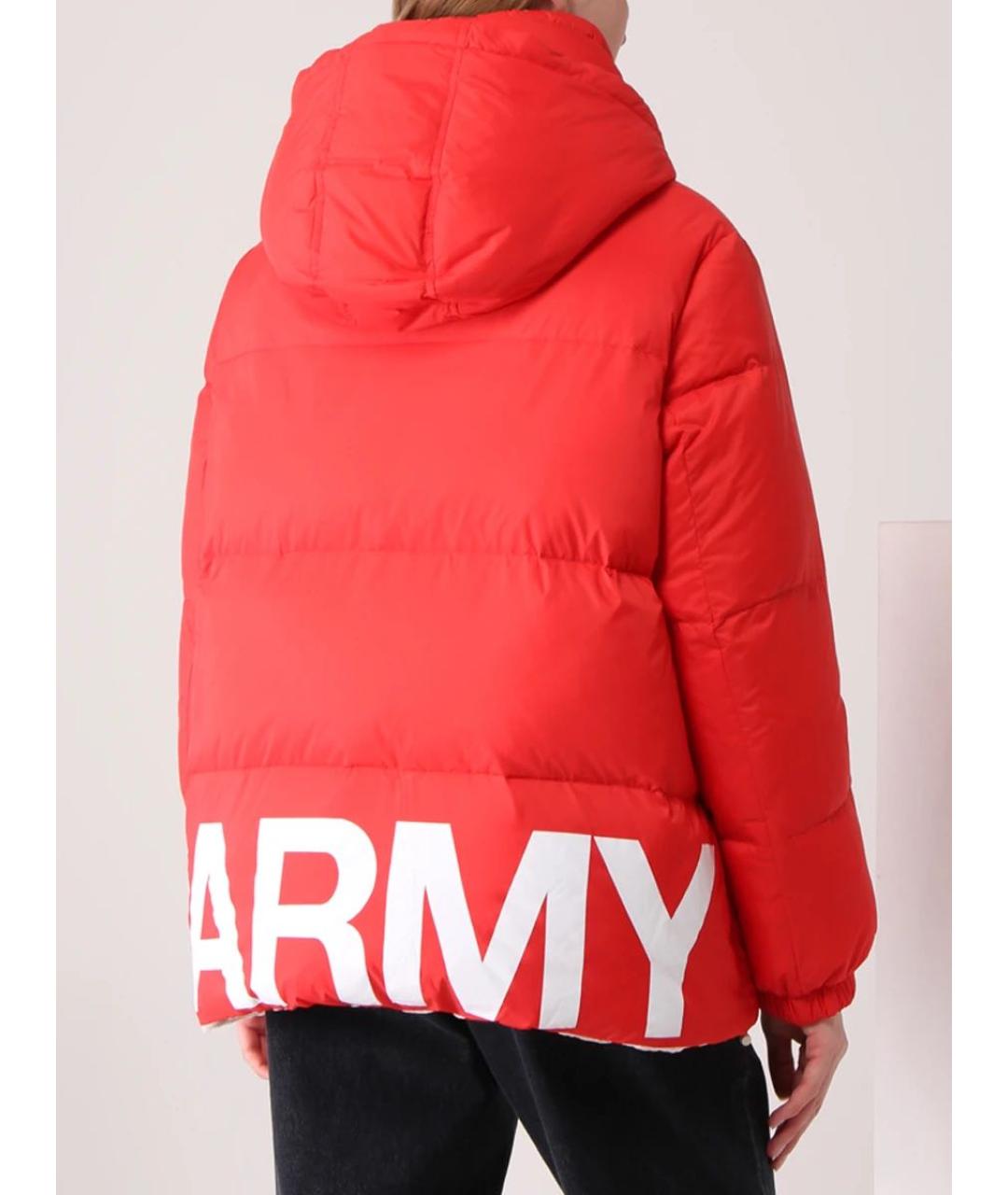 YVES SALOMON Красный пуховик, фото 2