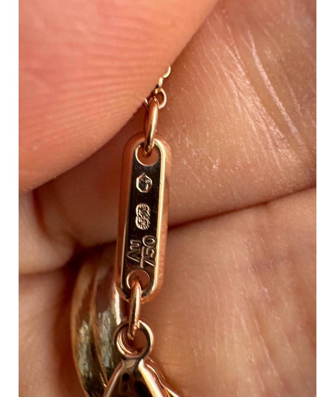 CHOPARD Черная подвеска из розового золота, фото 6