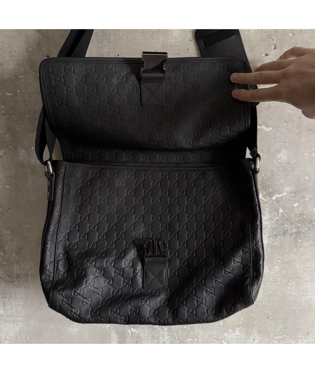 GUCCI Черная сумка через плечо, фото 7