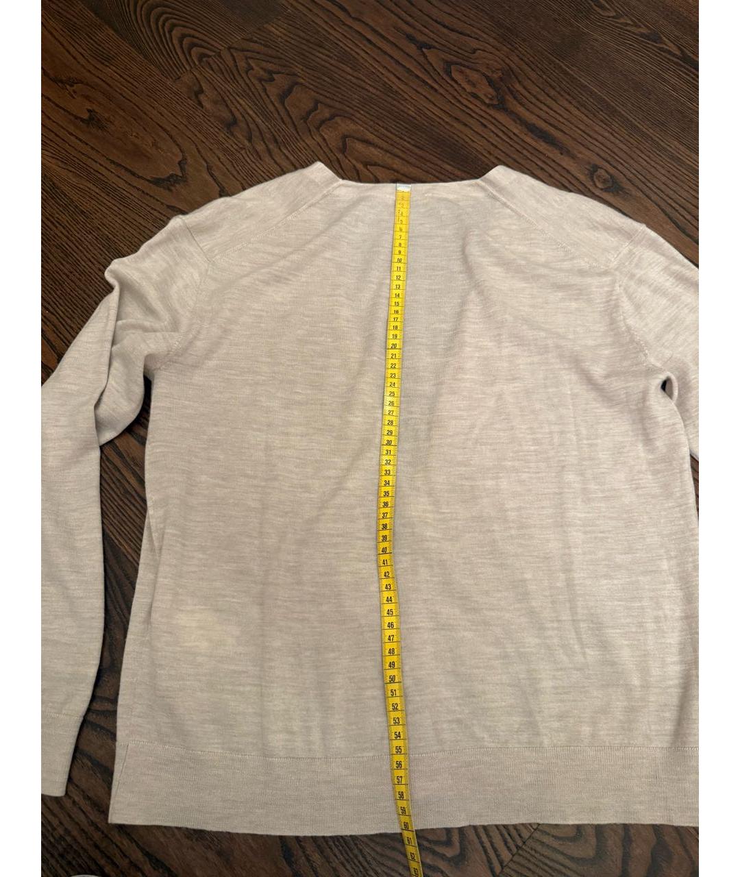 12 STOREEZ Бежевый шерстяной кардиган, фото 5