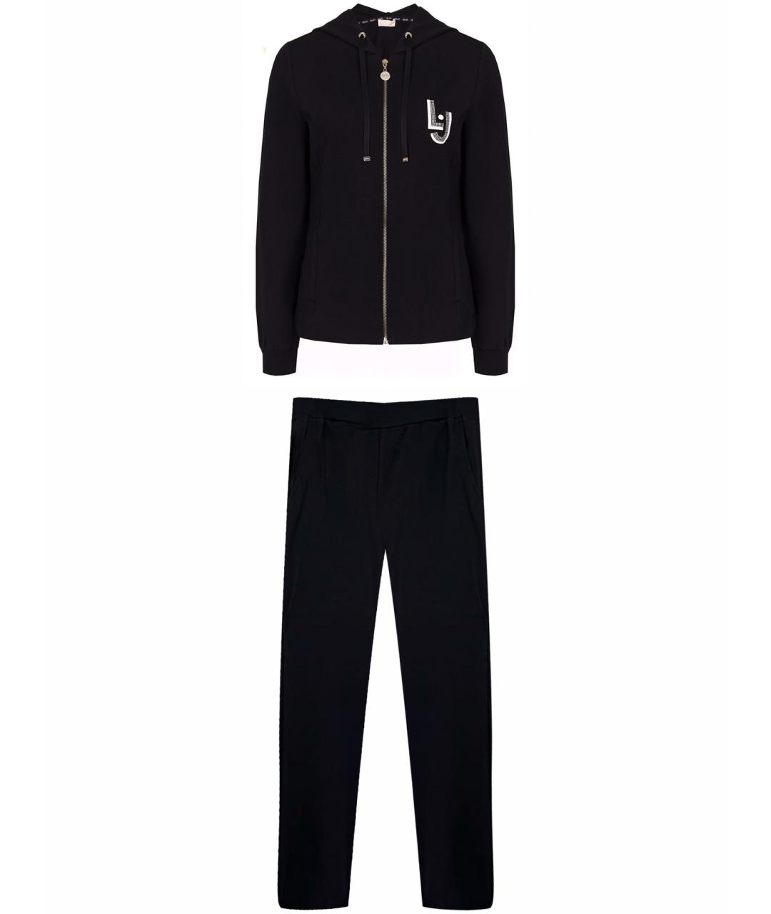 LIU JO Черный хлопковый спортивные костюмы, фото 1