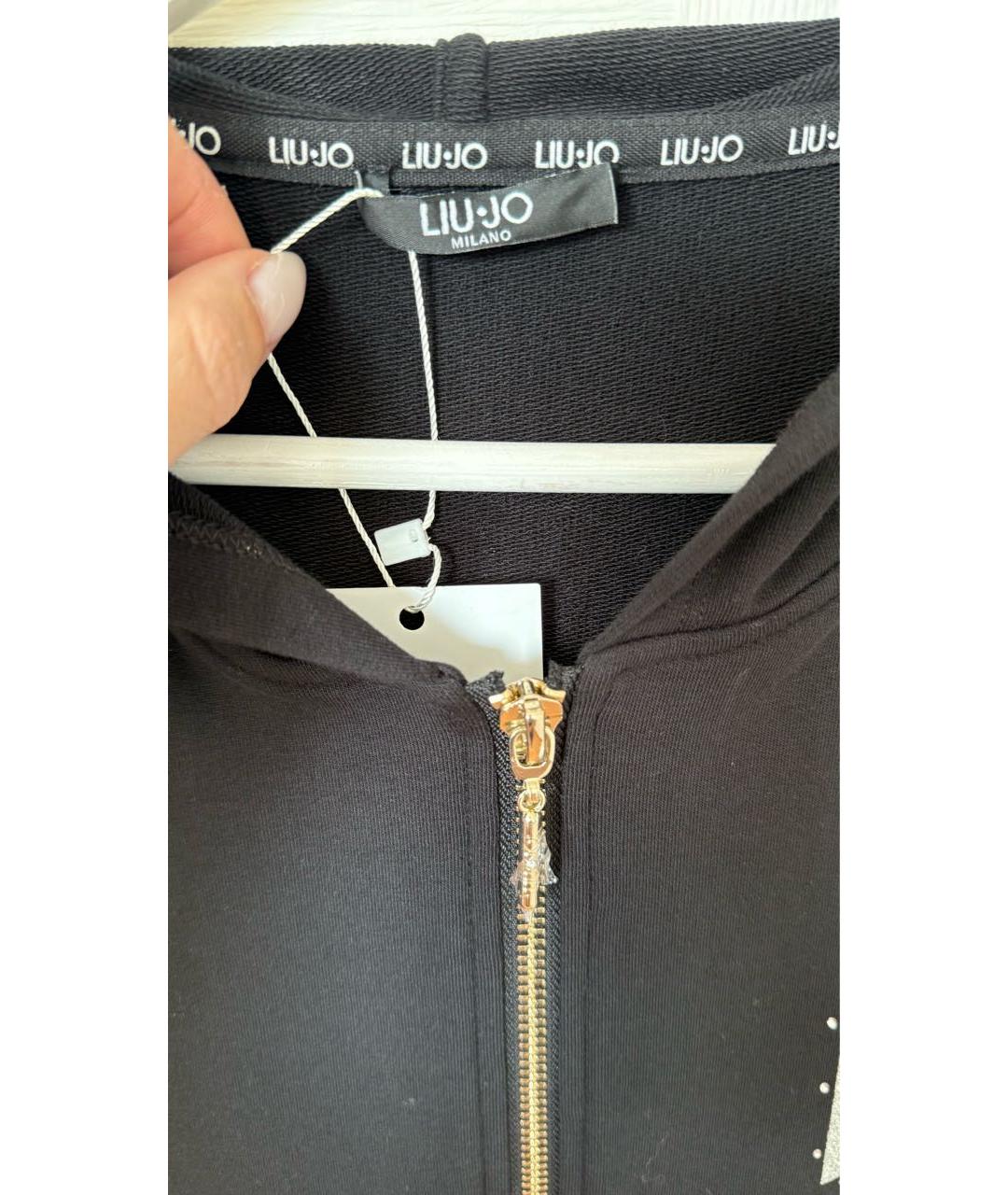 LIU JO Черный хлопковый спортивные костюмы, фото 5