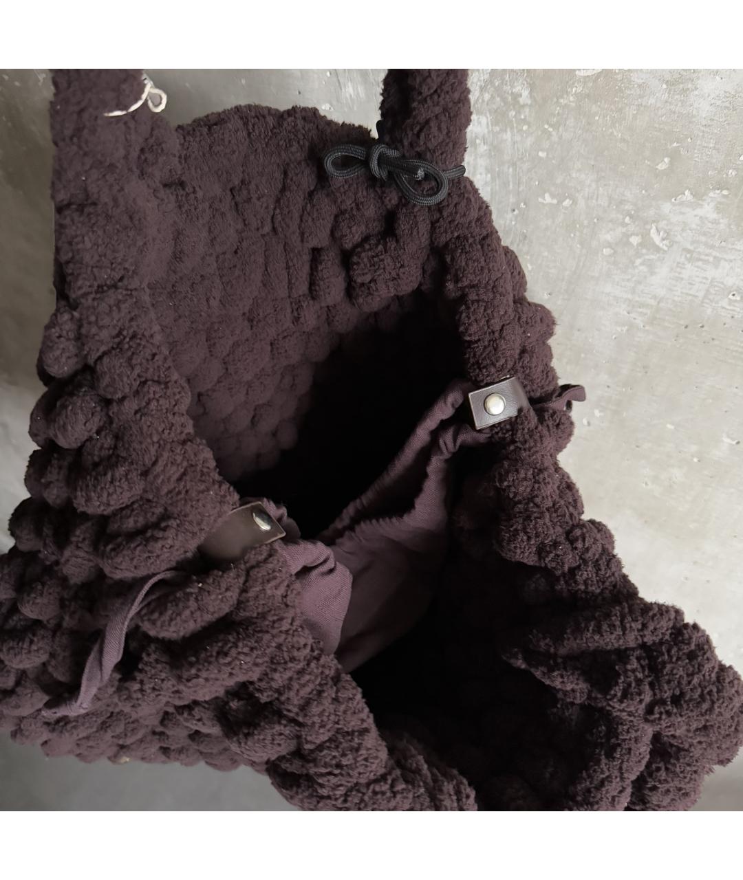 J.W.ANDERSON Бордовая тканевая пляжная сумка, фото 7