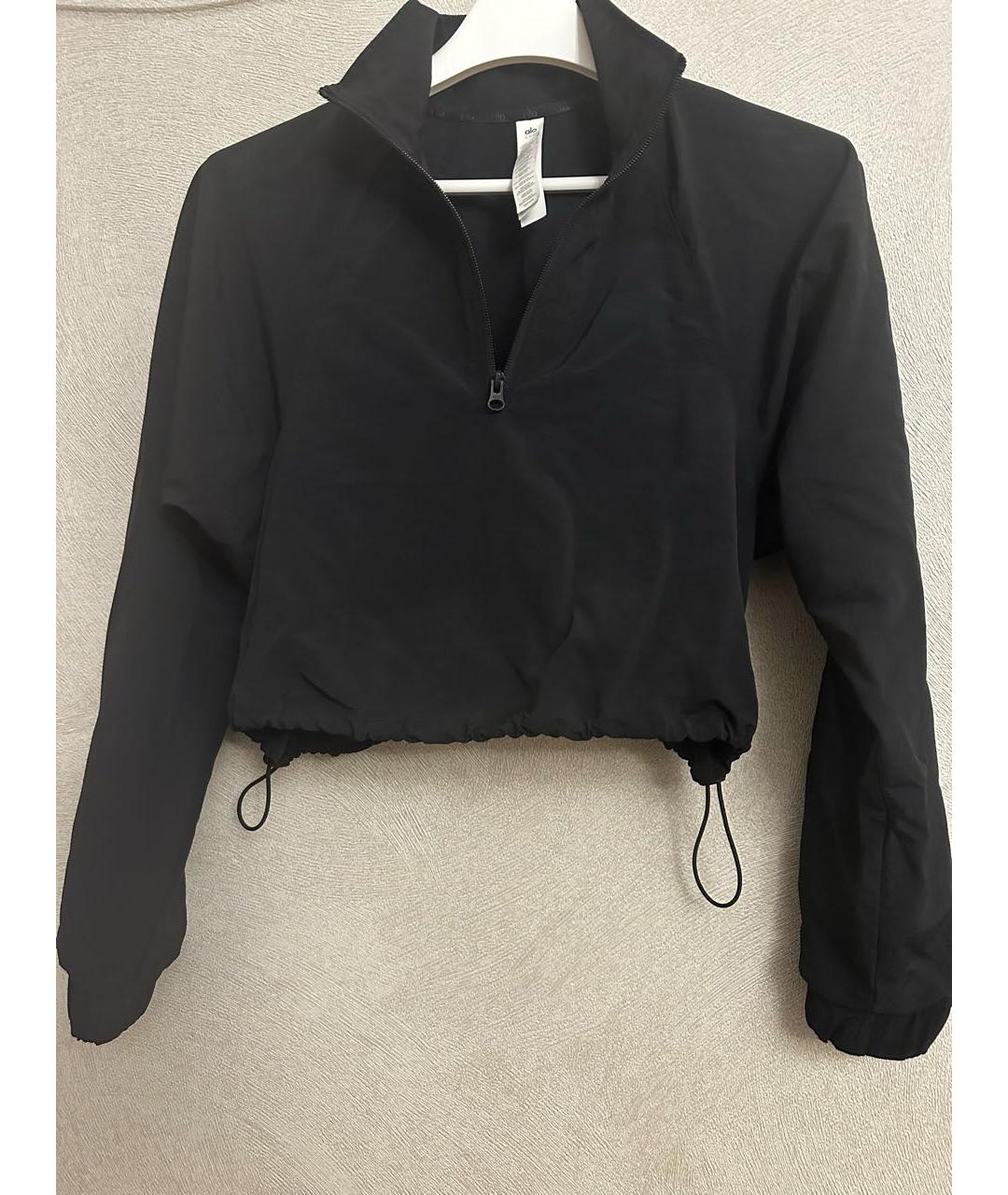 ALO YOGA Черная синтетическая куртка, фото 5
