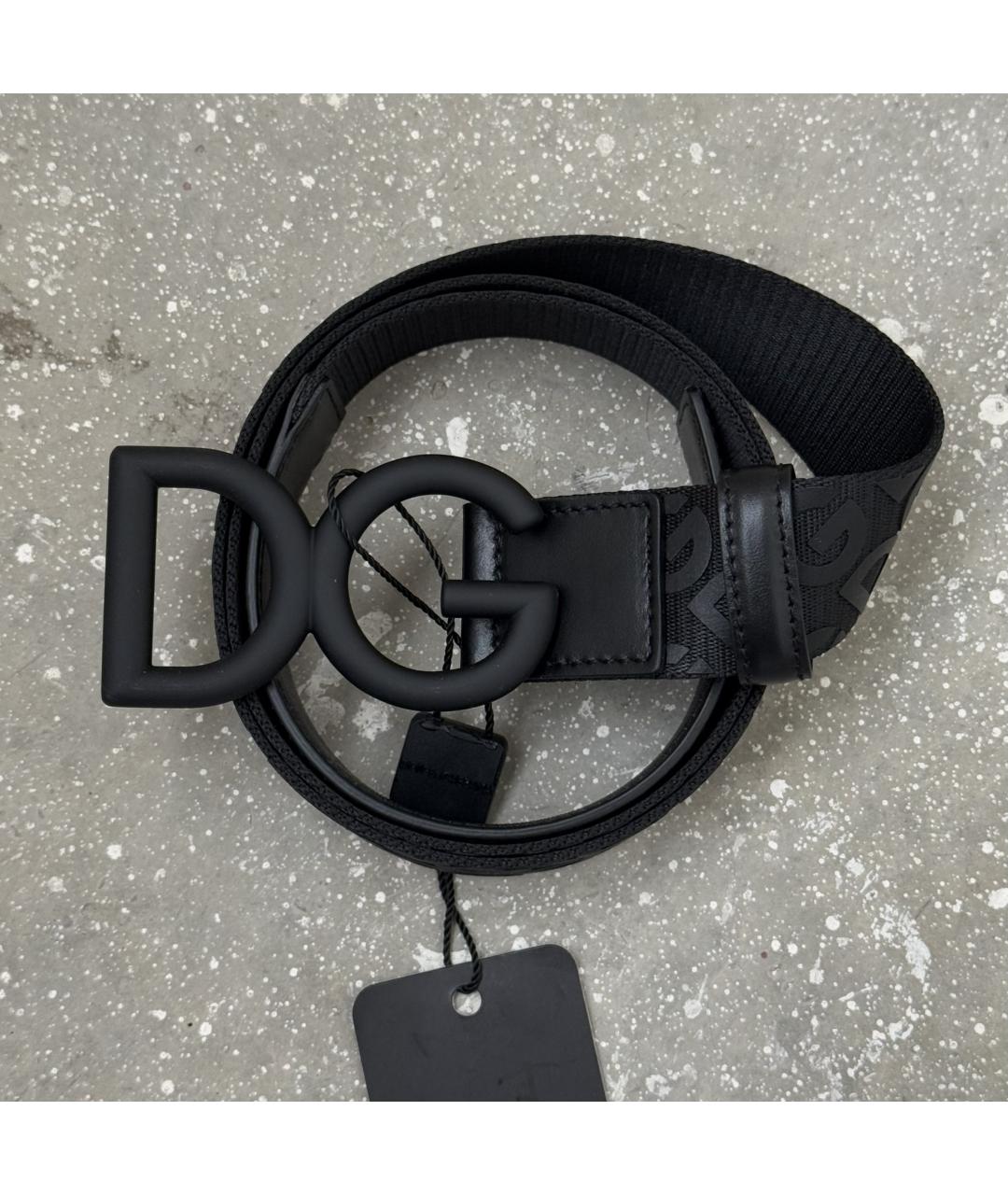 DOLCE&GABBANA Черный ремень, фото 4