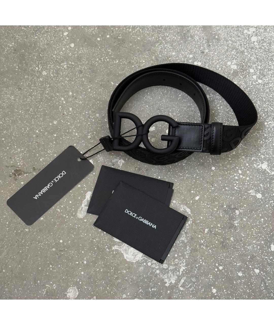 DOLCE&GABBANA Черный ремень, фото 9