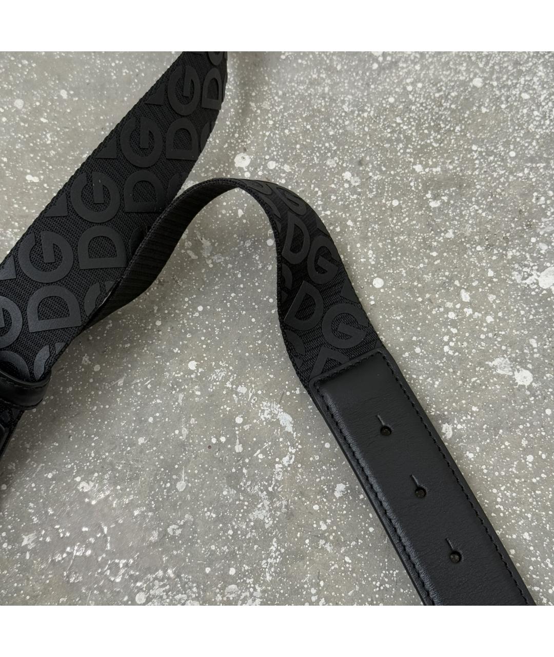 DOLCE&GABBANA Черный ремень, фото 6