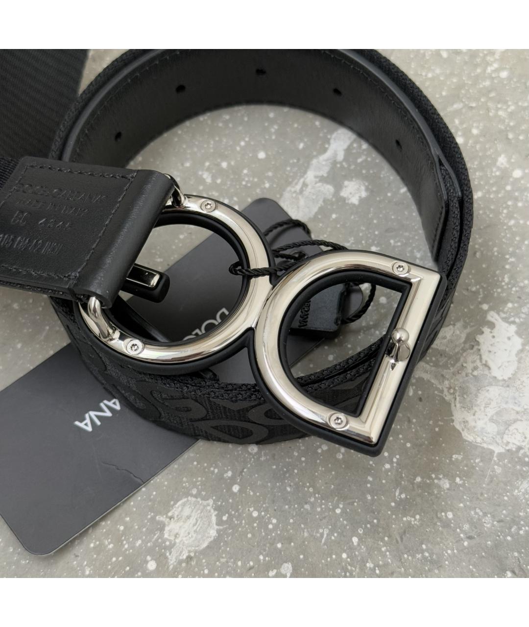 DOLCE&GABBANA Черный ремень, фото 3