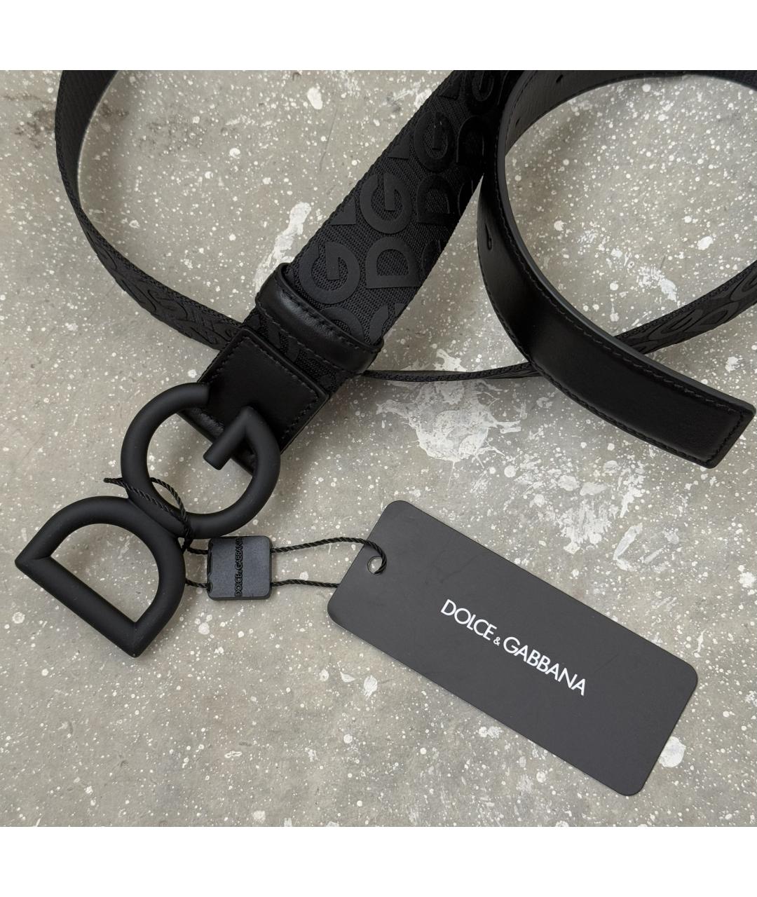 DOLCE&GABBANA Черный ремень, фото 7