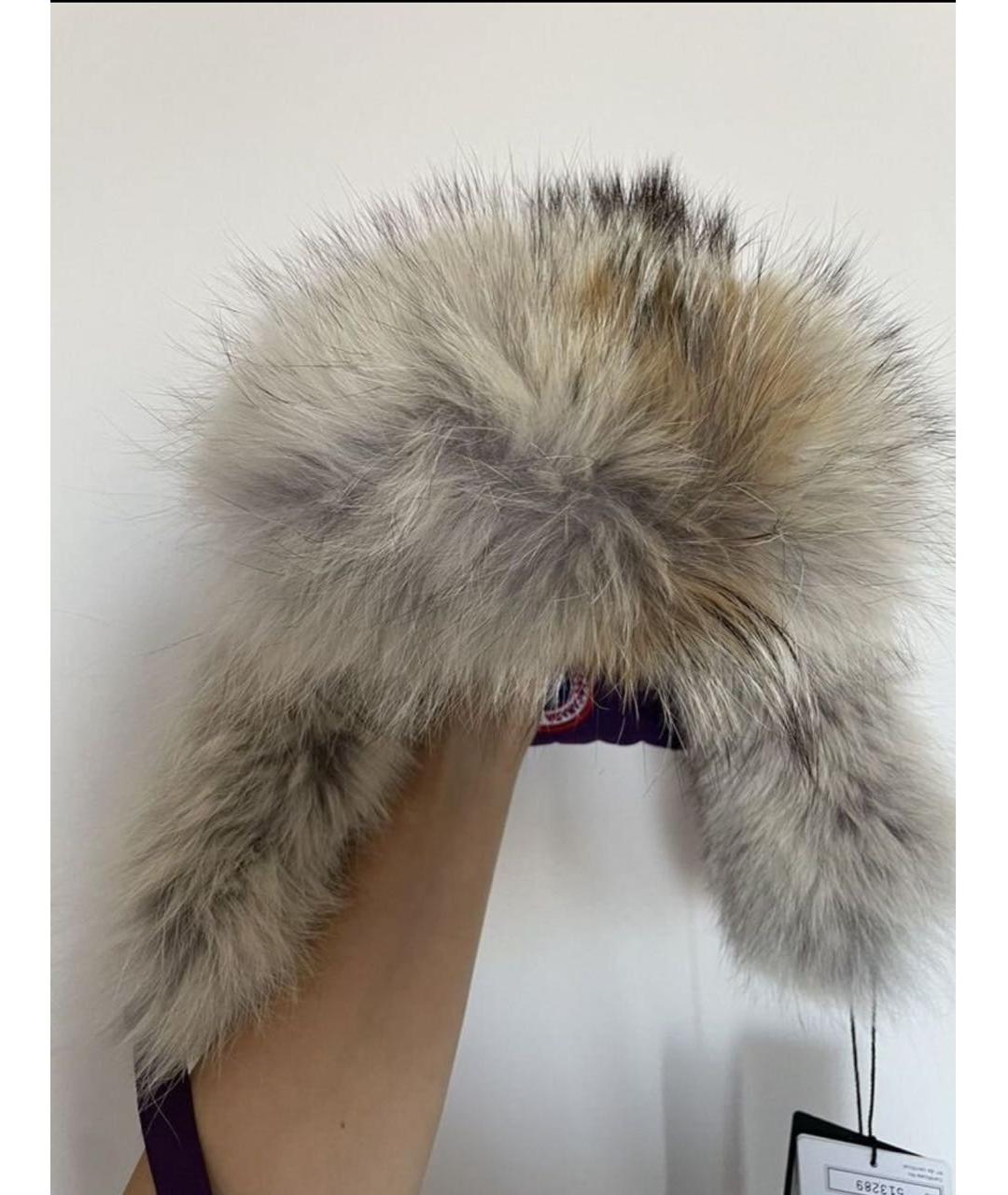 CANADA GOOSE Фиолетовая шапка, фото 2